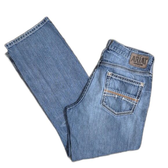 Ariat Jeans Mens 35x32 Low Rise Boot Cut M4 Coltrane Durango Western Cowboy - Picture 11 of 11